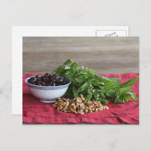 Pesto Briefkaart (Voorkant / Achterkant)