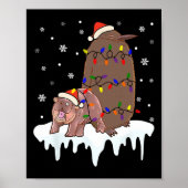 Pesto Moo Deng De Pinguïn De Ba Poster (Voorkant)