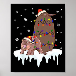 Pesto Moo Deng De Pinguïn De Ba Poster