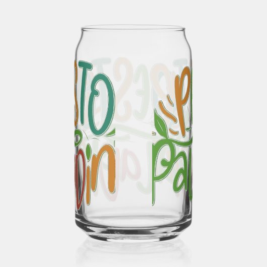 Pesto paladin blikvorm glas (Rechts)