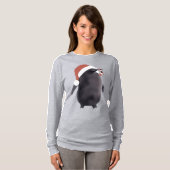 Pesto Penguin Kerstmis #1 T-shirt (Voorkant volledig)