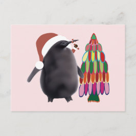 Pesto Penguin Kerstmis #5 Briefkaart