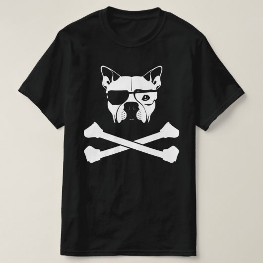 Pestras en gekruisigde botten t-shirt (Design voorkant)