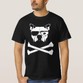 Pestras en gekruisigde botten t-shirt (Voorkant)