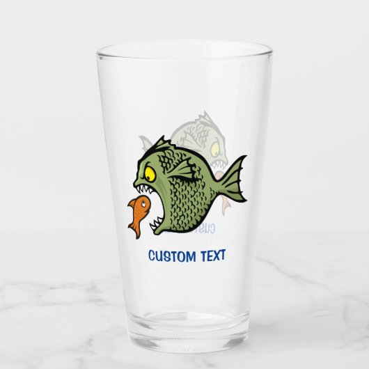 Pestvogel Vis Glas (Voorkant)