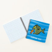Pestvogel Vis Notitieboek (Binnen)