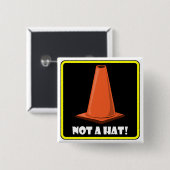 PET 1a Vierkante Button 5,1 Cm (Voorkant /achterkant)