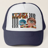 Pet 2 tegen gezichtsopname (Voorkant)