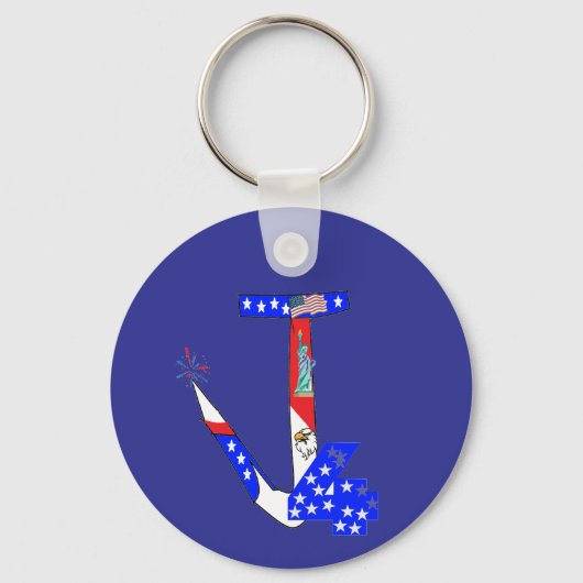 Pet - 4 juli sleutelhanger (Voorkant)