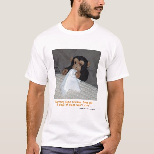 Pet-aap met koude t-shirt (Voorkant)