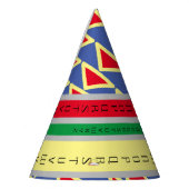 PET ABC_LETTERS_Mooi_BLUE_BLACK_GRAY Partij Feesthoedjes (Links)