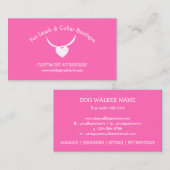 Pet Accessoires Leash Collar Visitekaartje (Voorkant / Achterkant)