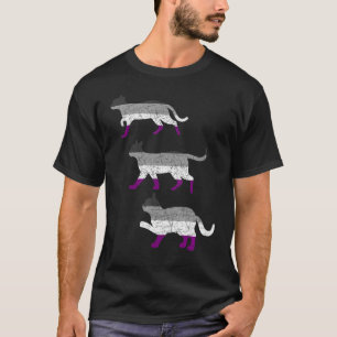 Pet Ace Pride Kat Queer LGBTQIA Gelijkheid Aseksue T-shirt