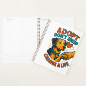 Pet Adopt Love T-shirt Planner (Display)