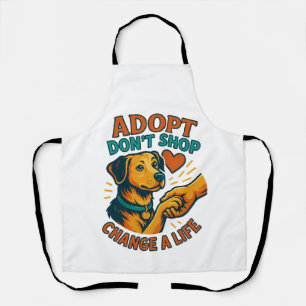 Pet Adopt Love T-shirt Schort