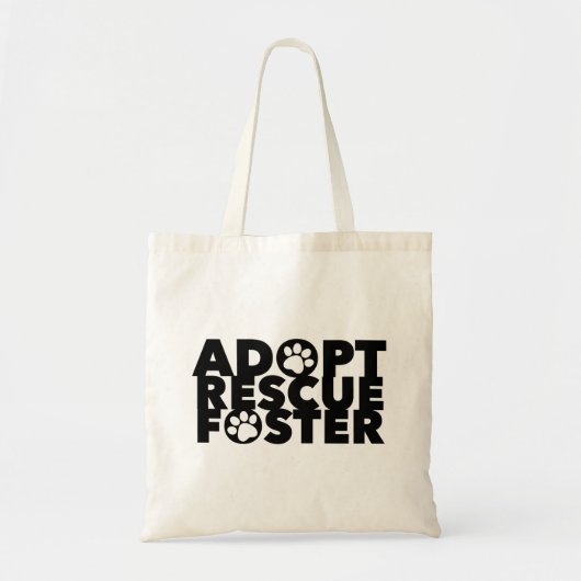 Pet Adopt Rescue Foster Tote Bag (Voorkant)