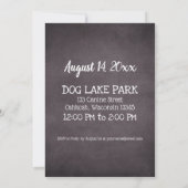 Pet Adoption Party Invitation Custom Dog Cat Foto Kaart (Achterkant)