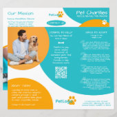 Pet Adoption / Pet Charity - Brochure (Voorkant / Achterkant)