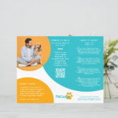 Pet Adoption / Pet Charity - Brochure (Staand voorkant)