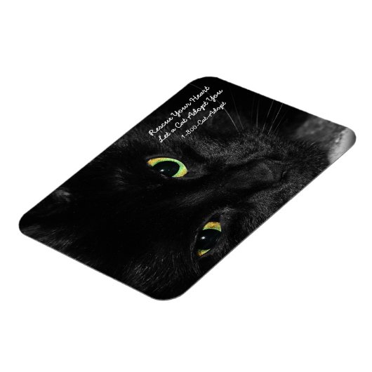 Pet Adoption Rescue Uw Hart Adopteer een Zwarte Ka Magneet (Linkerzijde)