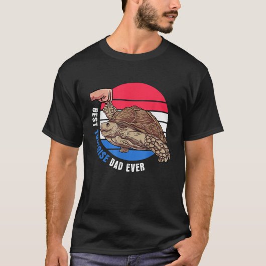 Pet African Sulcata Tortoise Gift Beste Tortoise D T-shirt (Voorkant)