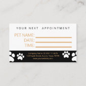 PET Afspraakkaart Visitekaartje (Voorkant)