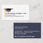 Pet afstuderen Celebration Party Visitekaartje (Voorkant / Achterkant)