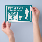 PET-AFVALSTOFFEN - Kennisgeving geschied onder num Flyer (Hand)