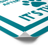 PET-AFVALSTOFFEN - Kennisgeving geschied onder num Poster (Hoek)