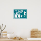 PET-AFVALSTOFFEN - Kennisgeving geschied onder num Poster (Keuken)