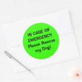 Pet Alert Sticker (Envelop)