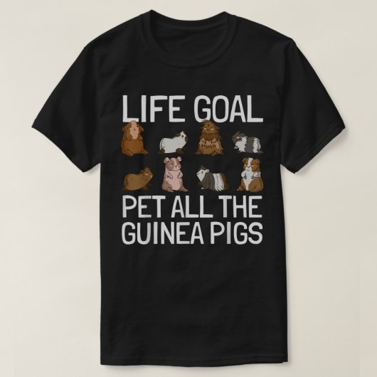 Pet All Guinee Pigs T-shirt (Design voorkant)