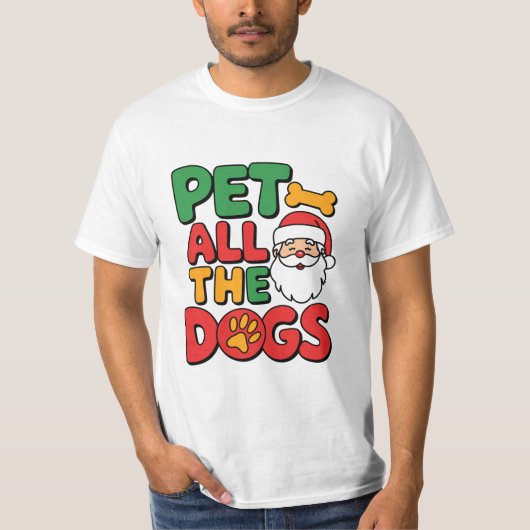 Pet All the Dogs T-Shirt (Voorkant)
