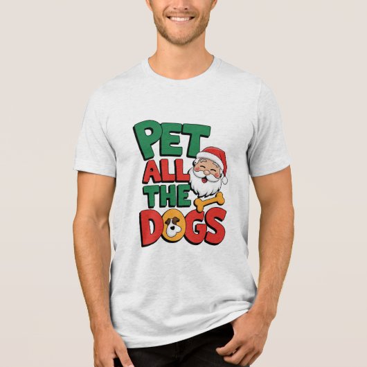 Pet All the Dogs T-Shirt (Voorkant)