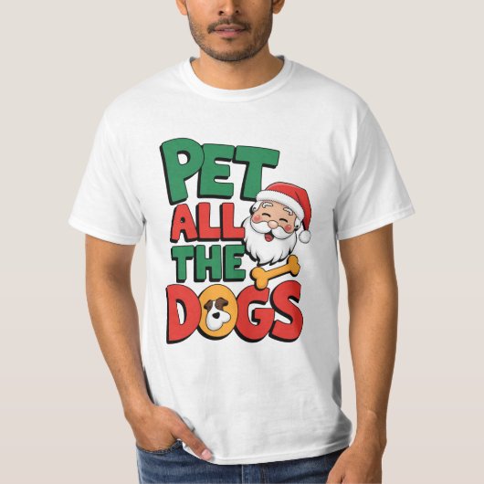 Pet All the Dogs T-Shirt (Voorkant)