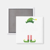 Pet alle honden Elf Matching Family Group Christm Magneet (Voorkant / Achterkant)