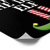 Pet alle honden Elf Matching Family Group Christm Poster (Hoek)