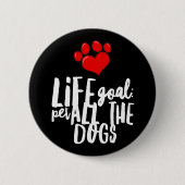 Pet ALLE Honden Ronde Button 5,7 Cm (Voorkant)