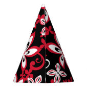 PET ALOHA HAWAII (BLACK/RED) PARTIJ FEESTHOEDJES (Achterkant)