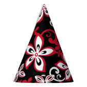 PET ALOHA HAWAII (BLACK/RED) PARTIJ FEESTHOEDJES (Links)
