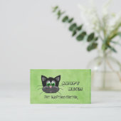 Pet Animal Adoption Centre Shelter Visitekaartje (Staand voorkant)