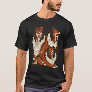 Pet Animal Collie Eigenaar Dog Hoest Collie T-shirt
