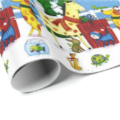 Pet Animals houden van kerstpapier Cadeaupapier (Rol Hoek)