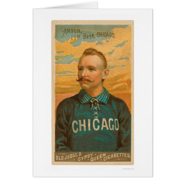 Pet Anson Baseball Card 1888 (Voorkant)