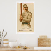 Pet Anson Baseball Kaart 1887 Poster (Keuken)