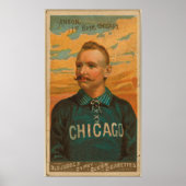 Pet Anson, Chicago White Stockings Poster (Voorkant)