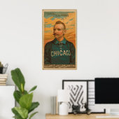 Pet Anson, Chicago White Stockings Poster (Thuiskantoor)