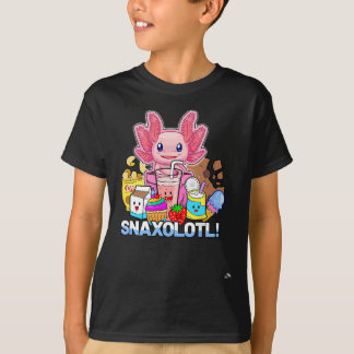Pet Axolotl - Snaxolotl - Schattigee snacks, Funny T-shirt