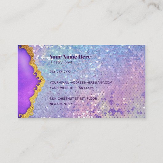 Pet Bakery-Visitekaartjes Visitekaartje (Achterkant)