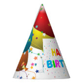 Pet/ballonnen en Confetti Feesthoedjes (Links)